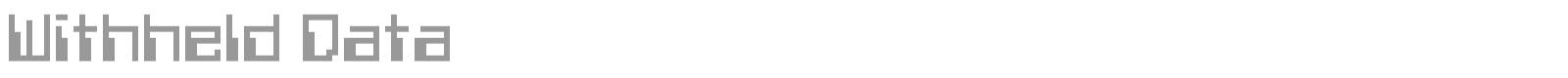 Withheld Data font preview